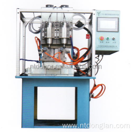 CNC cylinder drilling and key dimpling machine